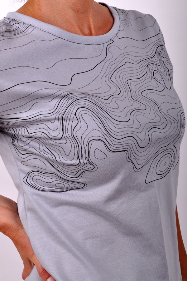 ContourliniX t-shirt light grey