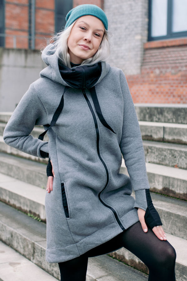 NeowarmiX zip gray/black