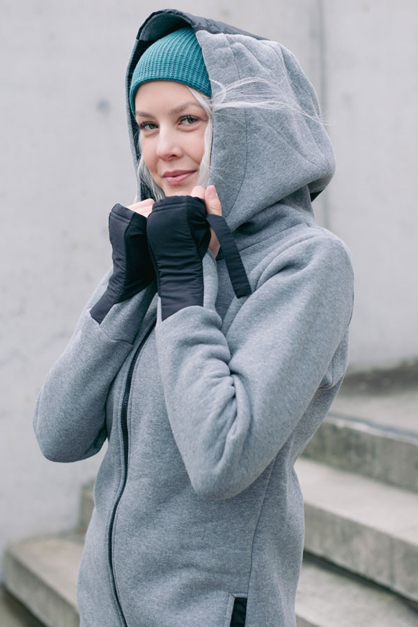 NeowarmiX zip gray/black