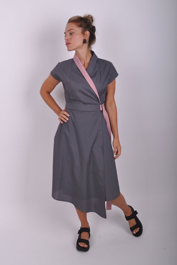 WrapiX grey/powder pink
