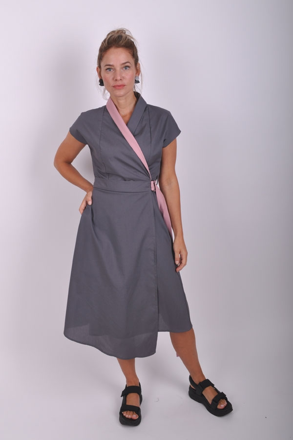 WrapiX grey/powder pink