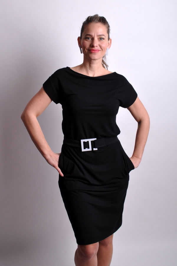 ZerowastiX bamboo dress black
